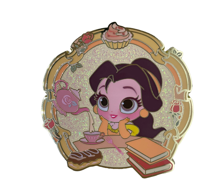SHDL 2026 Belle Princess Food Themed Pin - ShangHai Disneyland, Beauty and the Beast, Food Themed, Belle, Mystery Box - Disney collectible pin on BALELE...