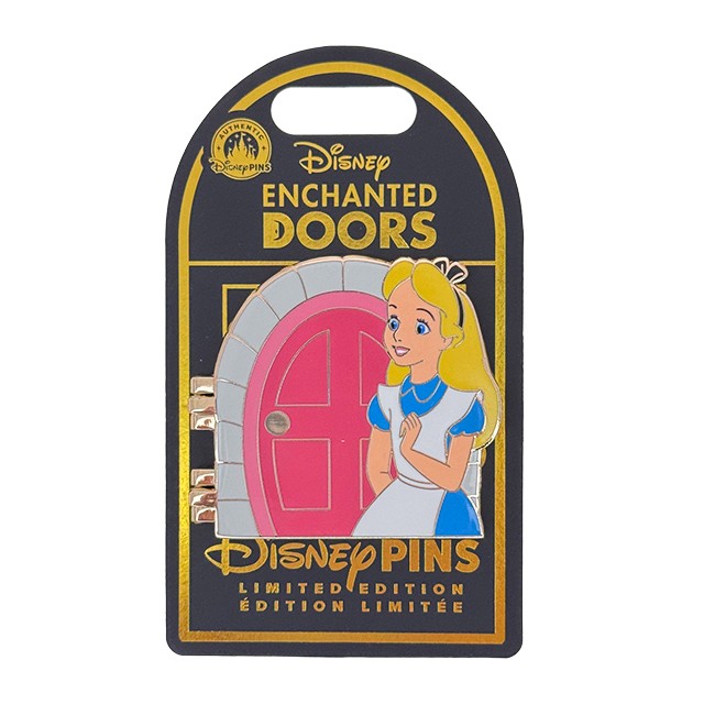 206 Disney Alice Magic Door Pin - Hong Kong Disney, Alice in Wonderland, Magic Door, Alice, LE400 - Disney collectible pin on BALELE